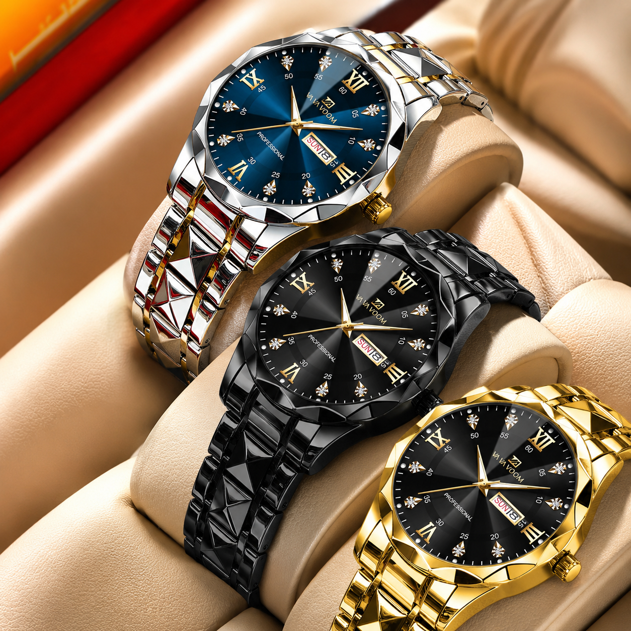 MONTRE A QUARTZ DE LUXE
