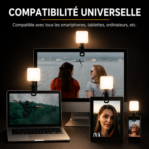 LAMPE SELFIE LED